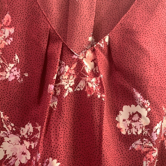 Croft & barrow mauve flower tank top with butterflies size xxl - Picture 3 of 6